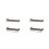 2Pcs Iron and Wood Floating Wall Mounted Storage Rack Brown Finish 8