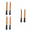 6Pcs Wooden Hammer Handles Replacement Smooth Grip Handle 3