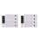 10Pcs White Piano Key Stickers Removable Keyboard Notes for Practice 2