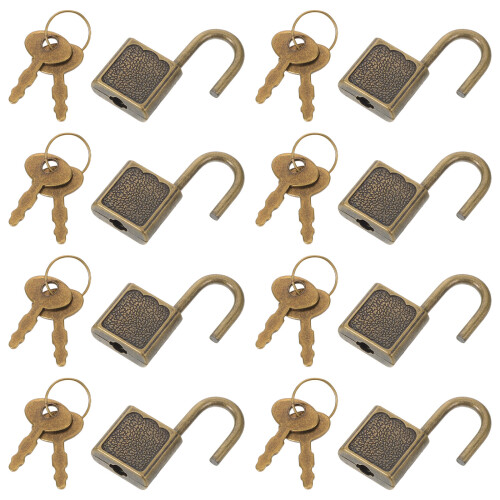 48Sets Metal Mini Lock Sets for Treasure Chests 2