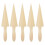 10Pcs Reusable Plastic Cone Maker Mold Beige DIY Ice Cream Baking Tool 2