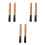 6Pcs Wooden Hammer Handles Replacement Smooth Grip Handle 4