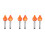 6Pcs PVC Inflatable Party Torch Assorted Color Prop Toy 5