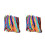 800Pcs Assorted Color Wool Sticks Twistable and Durable Craft Toy 10