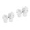 12Pcs Small White Iron Buckets for Storage Crafts and Decorative Uses 3