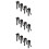 12Pcs Black Trigger Sprayer Handle Durable PP Copper Pump Replacement 9