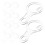 150Pcs Acrylic Clear Cross Stitch Floss Bobbins Reusable Thread Holder 3
