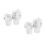 12Pcs Small White Iron Buckets for Storage Crafts and Decorative Uses 7