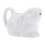 2Pcs White Ceramic Coffee Frothing Jug with Rabbit Design for Home 3