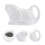 2Pcs White Ceramic Coffee Frothing Jug with Rabbit Design for Home 10