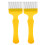 10Pcs Durable Honey Harvesting Tool Bee Hive Uncapping Fork Yellow 2