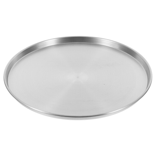 5Pcs Stainless Steel Round Pizza Pans Multifunctional Bbq Baking Dish 2