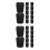 24Pcs Black Boot Keeper Inserts Plastic Sturdy Boot Shapers for Women 4