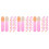 300Pcs Rosy Compact Acrylic Makeup Brushes for Eyeshadow and Lip 4