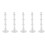 5Pcs Acrylic Eyeglass Display Stand Transparent Glasses Holder Rack 10