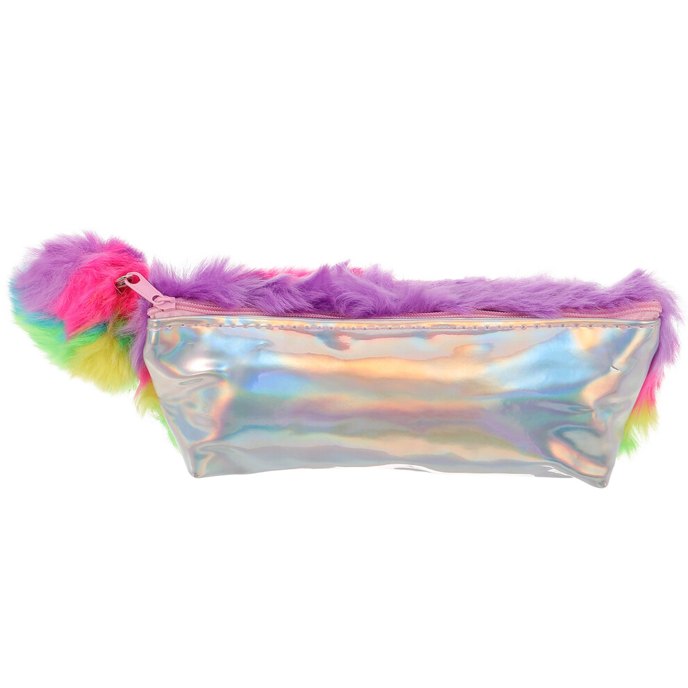 Photos - Pen 2Pcs Plush  Pouch for Storage Multi Color Soft cil Bag for Kids