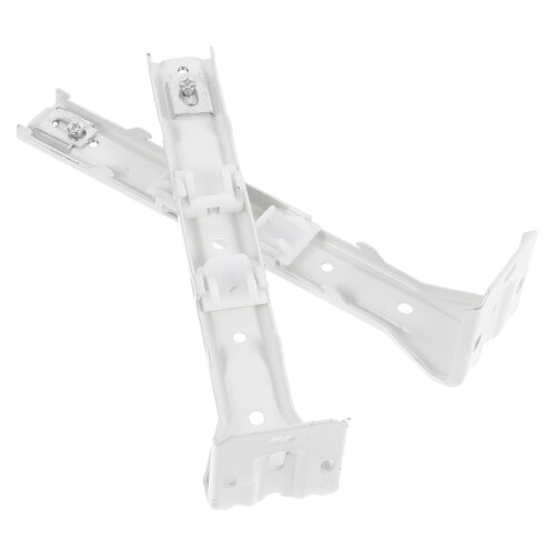 4Pcs Minimalist White Curtain Track Bracket Set Iron ABS 1