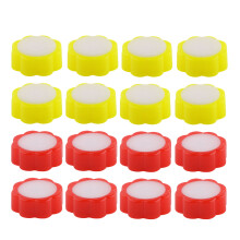 40Pcs Assorted Color Finger Tip Moistener Sponge Cup for Cash Counting