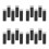 20Pcs Black ABS Foot File Replacement Roller Heads for Home Pedicure 6