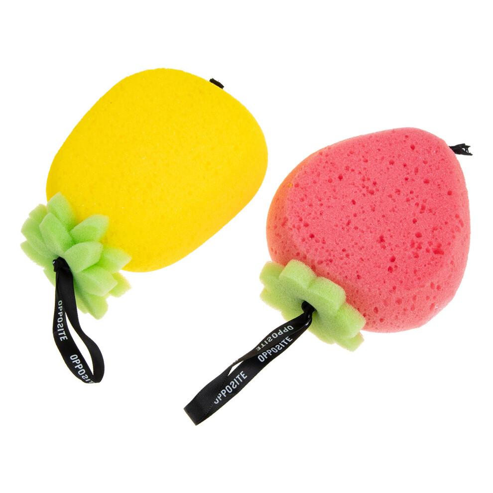 Villcase 10Pcs Convenient Shower Scrubbers Wear-Resistant Polyester Sponges