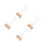 4Pcs Sewing Thread Storage Rack Wood Metal Plastic Organizer 10