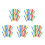 150Pcs ABS Handheld Glue Spreaders Smooth Application Tool for Crafts 4