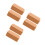 6Pcs Brown Cork Crafting Pads Soft for Versatile DIY Use 8