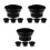 12Pcs Easy Install Black Kettle Lid Knobs Replacement for Teapot 4