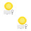 2Sets Assorted Color Plastic Sorting Mesh Pans for Kitchen Sifting 10