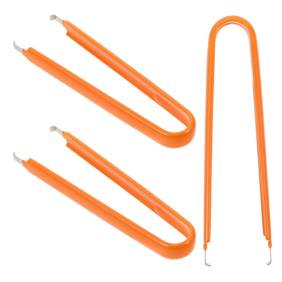 Photos - Car Service Station Equipment 15Pcs Portable Orange Stainless Steel Fuse Removal Pliers for Cars