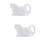 2Pcs White Ceramic Coffee Frothing Jug with Rabbit Design for Home 8