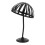 2Pcs Freestanding Plastic Hat Rack Dome Shape Wig Holder Black Finish 2