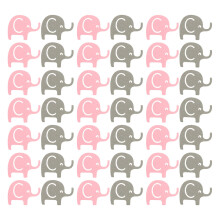 800Pcs Paper Elephant Confetti Decorative Scatter for Baby Shower