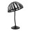 2Pcs Freestanding Plastic Hat Rack Dome Shape Wig Holder Black Finish 3