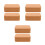 6Pcs Brown Cork Crafting Pads Soft for Versatile DIY Use 5