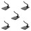 5Pcs Universal Black Plastic Airbrush Holder and Model Display Stands 4