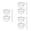30Pcs Stainless Steel Tea Strainer Filter Fine Mesh for Teapot Silver 4