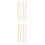 4Pairs Wood Drumsticks with Smooth Surface Beige Ideal for Practice 5