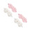 4Pcs Soft Plush Sleep Blindfold White Eye Mask Light Blocking for Rest 8