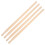 4Pairs Wood Drumsticks with Smooth Surface Beige Ideal for Practice 2