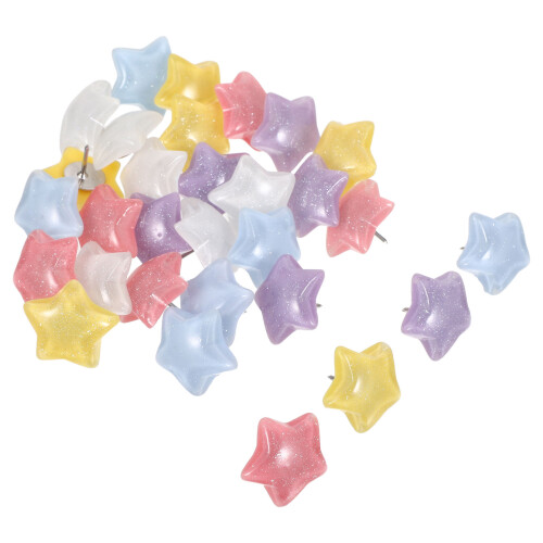90Pcs Star Head Thumbtacks for Bulletin Board Cork Wall Office 1