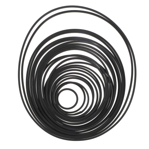 2Pcs Flat Rubber Belt for Recorder and Cassette Repair