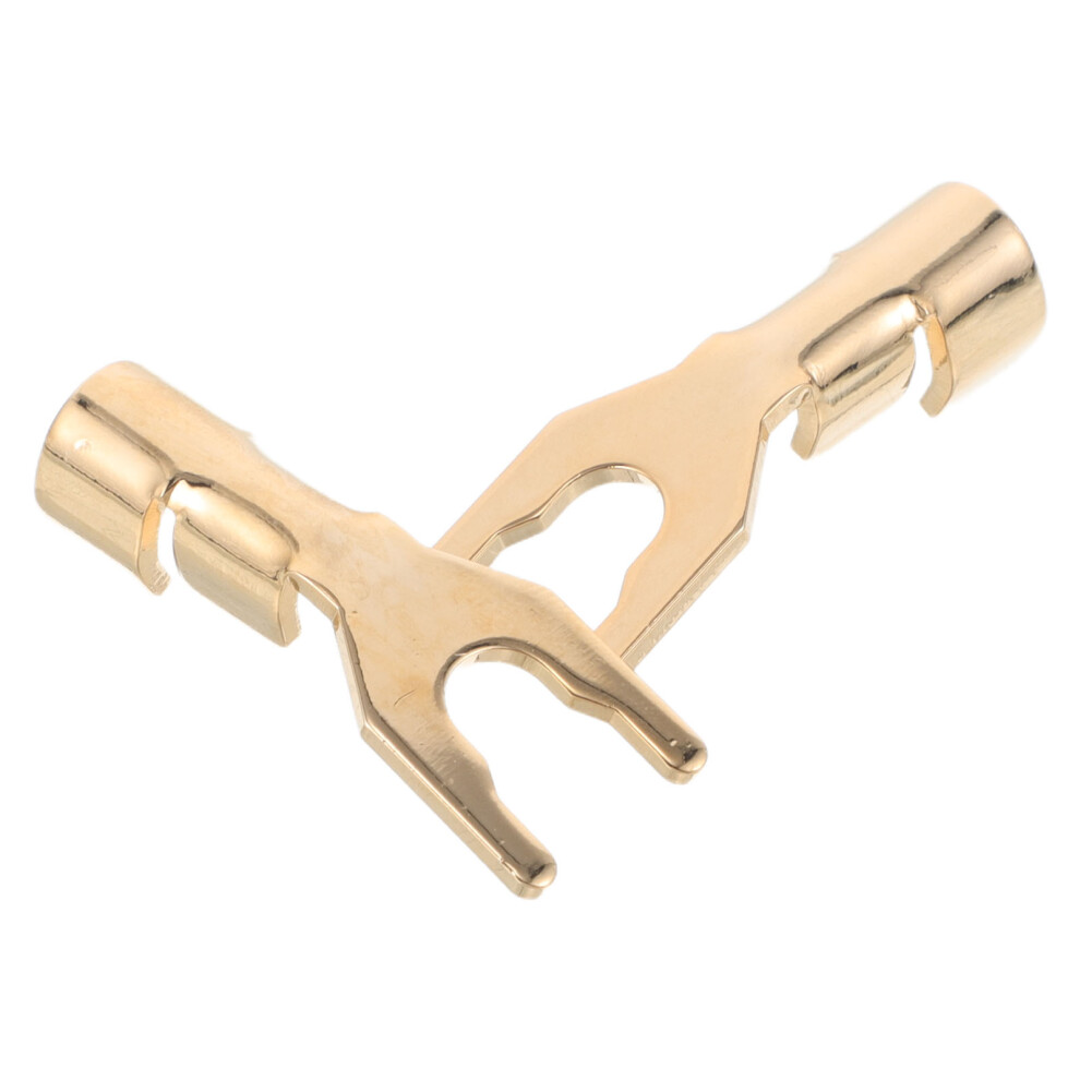 8Pcs Speaker Banana Plugs Metal Connectors For Audio Setup Gold 3591302829828
