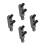 4Pcs Broken Thread Extractor Set Silver Hard Alloy for Faucet Hose Fix 7