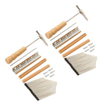 6Sets Kalimba Key Set Metal Repair Kit with Tools for Thumb Piano DIY