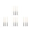 12Pcs Multi Hardwood Mini Pool Cue Sticks Child-Sized Billiard Tools 5