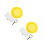 2Sets Assorted Color Plastic Sorting Mesh Pans for Kitchen Sifting 8