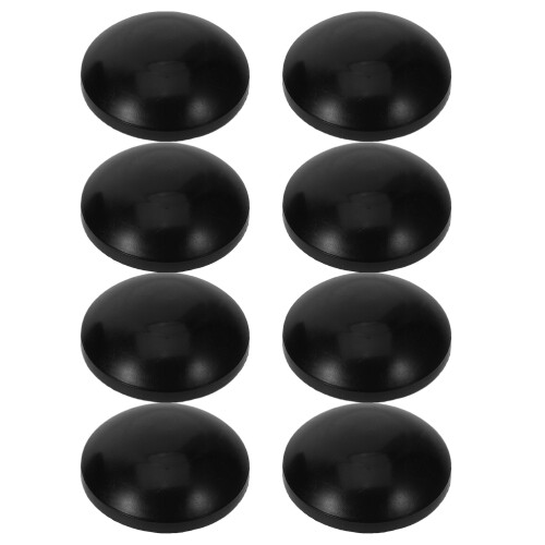 32Pcs PP Black Trampoline Caps Easy Install Pole Replacement Parts