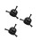 3Pcs Black Steel Fan Puller Tool for Range Hood Blower Wheel Removal 7