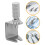 3Pcs Stainless Steel Remover Unloader Silver 9